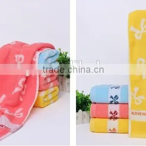 Bowknot Design 100% Cotton Wholesale Price Terry Baby Bath Towel / Customized Beach Towel thumbnail-4