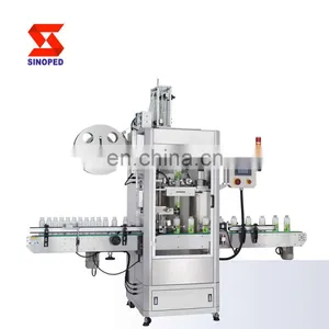 Full Automatic Cap Neck Heat PVC Label PET Plastic Drink Water Bottle Shrink Sleeve Labeling Machine thumbnail-4