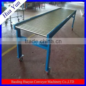 Gravity Carton Flow Roller Conveyor With Flat Plate thumbnail-1