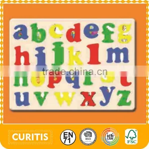 2015 The Natural Process Of Wooden Puzzles Toy Most Popular Kids Learning Letters thumbnail-1