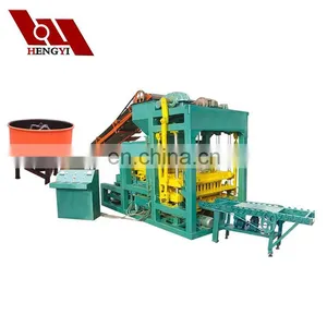 QT4-22 Cement Brick Making Machine Price in India/High Quality Manual Mud Brick Making Machine/egg Laying Block Making Machine thumbnail-3