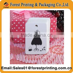 2014 Factory Price Customized Different Shape Paper Cardboard Hang Tag Shelf Price Tag thumbnail-1