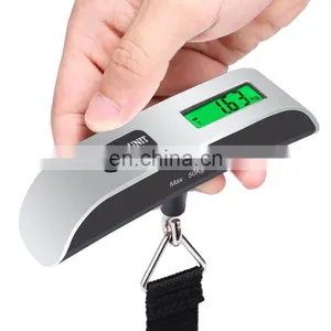 LCD Display Electronic Travel Hanging 50kg Weighting Portable Digital Luggage Scale thumbnail-1