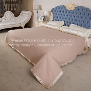 Woven Woolen Polyester Fire-resistant Hospital Blanket thumbnail-2