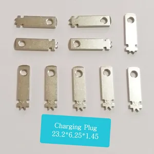 American Standard Plug, Charger Plug., American Standard 23.3 * 6.25 * 1.45mm Plug, H65 Brass Material, Nickel Plated, Without Burrs. thumbnail-1