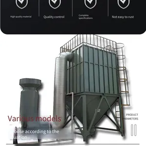 Fly Ash Dust Collector for Workshops, Dust Adsorption and Treatment Device, Dust Collector for Pulse Ash Cleaning thumbnail-1