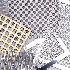 High-quality Factory Wholesale Custom Honeycomb Perforated Matte Black 12-inch Speaker Grille Metal Mesh thumbnail-4