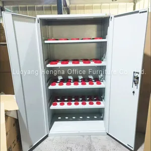 5S Workshop Tool Cabinet for Vocational Training Centers — Lockable Steel Floor Cabinet 1800mm thumbnail-2