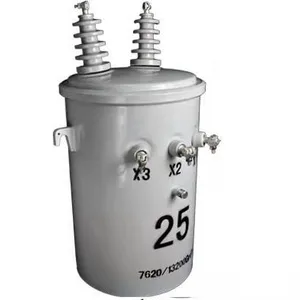 25kVA Single Phase Amorphous Metal Transformer With Low No-Load Loss for Utility Poles thumbnail-1