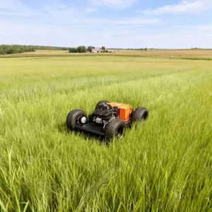 Industrial Grade Single Cylinder Gasoline Electric Hybrid Tractor Lawn Mower With CE EPA Approval Battery Vigorun Brand thumbnail-3