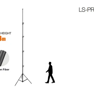 6.3Meter High Carbon Fiber Stand Support Tripod Light Stand Multifunction Stand thumbnail-1