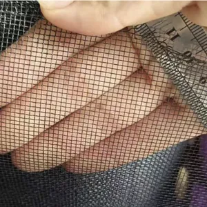 Black Epoxy Coated Wire Mesh, 12 Mesh, 0.7mm Wire, 2.0mm Opening, UV Resistant Coating thumbnail-3