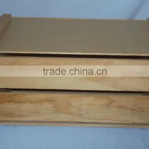 Wood Wooden Stemilt Fruit Food Storage Shipping Crate Box With Lid Container thumbnail-1