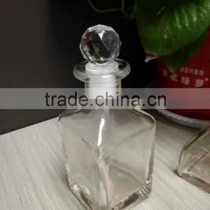 Clear Glass Arome Bottle With Lid 150ml 50ml thumbnail-1