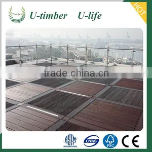 Elegant Shape and Color Plastic Composite WPC Solid Wood Flooring thumbnail-1