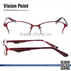 Full-rim Metal Material Newest 2014 Latest China Eyeglasses Optical Frame Manufacturing China for Women thumbnail-1