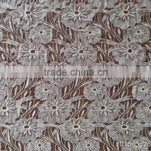 2016 Fashion Lace Accessory Hot 100 Cotton Fabric Net Lace Fabrics for Wedding thumbnail-4