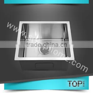 TH-RR1815C Stainless Steel Handmade Sink With CUPC Radious Corner Singel Bowl Undermount Sink Kitchen Sink thumbnail-1