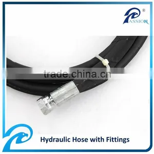 1/4" SAE 100 R1AT Hydraulic Hose Assemblies thumbnail-5