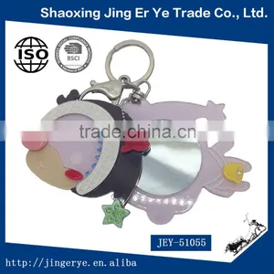 Cute Little Girl Mirror Acrylic Keychains thumbnail-3