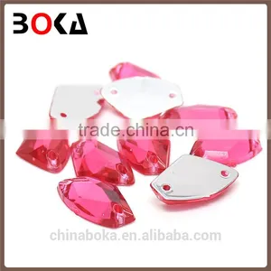 // Leisure Style Ss6 Ss10 Ss16 Ss20 Red Ruby // New Hot Sale Lady Rhinestone Accessories // thumbnail-2