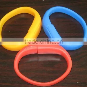 Factory Wholesale Silicone Bracelet USB Flash Drives With Customized Logo in Shenzhen thumbnail-1
