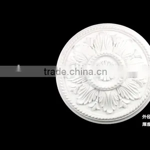Cheap PU Ceiling Medallion / Ceiling Rose for Home Decoration thumbnail-2