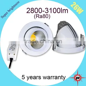 Ajustble Led Lights, 26w Rotatable Led Commercial Gimbal Downlight thumbnail-2
