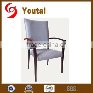 Water Proof Commercial Armrest 5 Star Hotel Dining Chair thumbnail-4