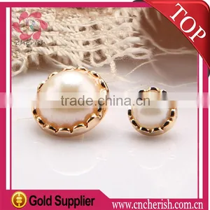 2015 Customized Snap Button Jewelry Sew Pearl Button With Great Price thumbnail-1