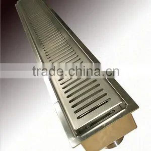 A Series End Drop Outlet Sloped Channel Base Long Shower Drain Quality Choice thumbnail-1