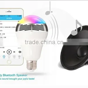 Android Iphone Compatible Smart Bulb Bluetooth Audio Speakers 3W E27 LED RGB Music Bulb Colorful Bluetooth Smart Led Light Bulb Quality Choice thumbnail-2