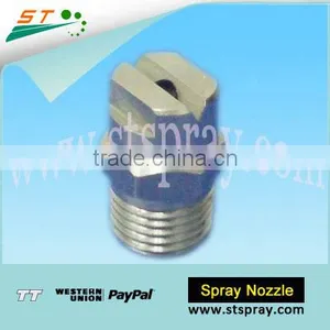 Stainess Steel or Brass Material, v Jet Flat Spray Nozzle, thumbnail-1