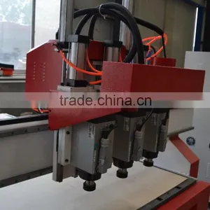 Wooden Door Manufacturing Machines CNC Router Vacuum Table With 3 HSD Spindles 4.5kw for Door Engraving CNC Router thumbnail-3
