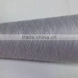 1/10 NE TETORON 92.5% STAINLESS STEEL 7.5% BLACK CONDUCTIVE YARN BLENED YARN thumbnail-6