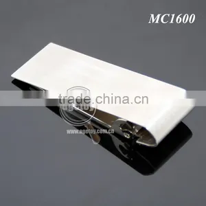 Rectangle Zinc Alloy Cash Clip Slim Pocket Purse Cash Holder Organizer Promotional Blank Stainless Steel Metal Craft Money Clip thumbnail-6