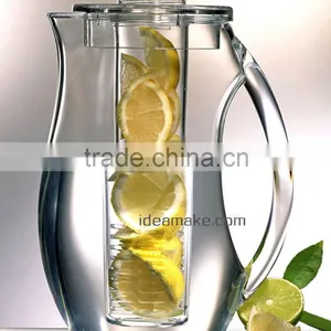 2L Plastic Fruit Infusion Pitcher Infuser Pitcher thumbnail-2
