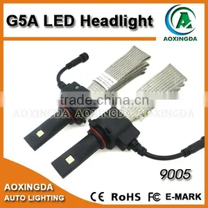 Non Fan G5 LED Headlight 9005 HB3 5000LM per Set With Flexible Copper Heat Sink thumbnail-1