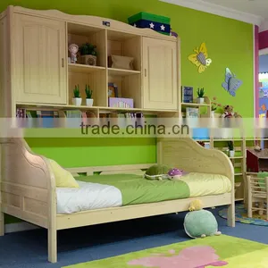 Kids Truck Bed With Bookcase#SP-C207 thumbnail-1