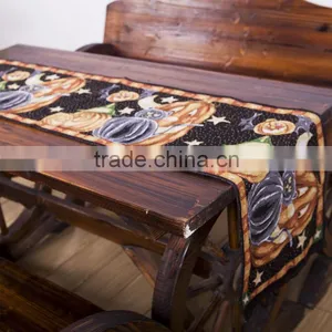 Wholesale Jacquard Halloween Customs Table Runner thumbnail-1