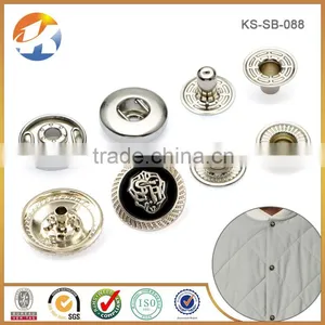 Wholesale Decorative Metal Snap Button Jewelry Covers For Clothing Quality Choice thumbnail-5