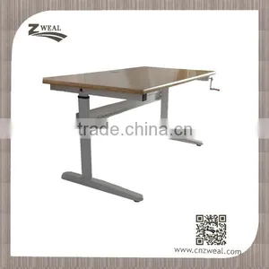 Certified Cheap Manual Height Adjustable Computer Desk thumbnail-1
