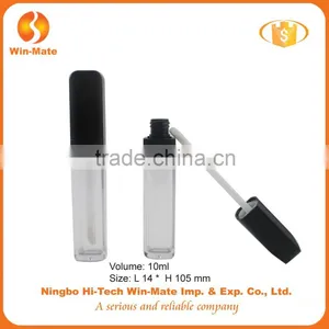 Factory Saled Clear & Black ABS 10.5*1.4cm Classical Lip Gloss Case thumbnail-2