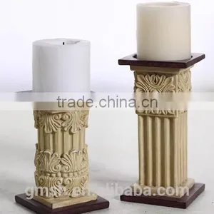 Christmas Promotion Gift Products for Resin Antique Candle Holders thumbnail-1