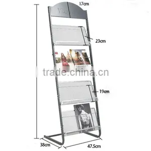 Library Metal Billboard Magazine Stand thumbnail-2
