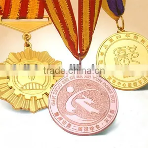 Metal Aluminum Metal Casting Religious Medal With Ribbon thumbnail-1