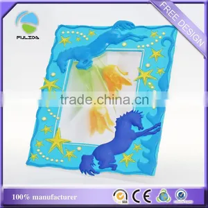 Factory Price Custom Horse Pony Animal Souvenir Soft Pvc Desk Photo Frame thumbnail-1
