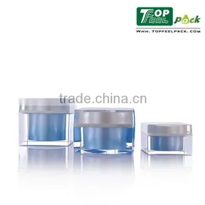Acrylic Cream Plastic Jar With Lid 80g 50g 30g thumbnail-1