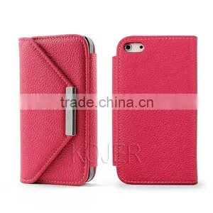 Multipurpose Colorful Customized Designs 2 in 1 Wallet Leather Case for Iphone 5S 5C 5 thumbnail-1
