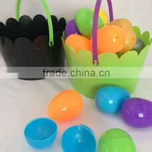Colorful Printing Party Decoration Big and Small Plastic Easter Eggs thumbnail-2